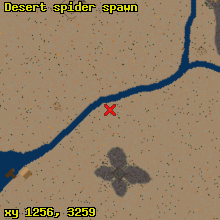 Desert spider spawn