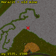 Horazit - old mine
