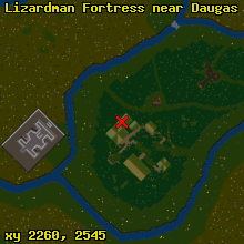 Lizardman Fortress near Daugas