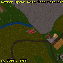 Ratman spawn West from Pala city Ruins