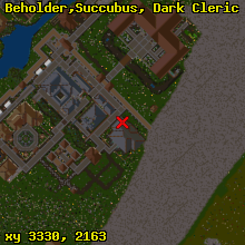 Beholder,Succubus, Dark Cleric 15+