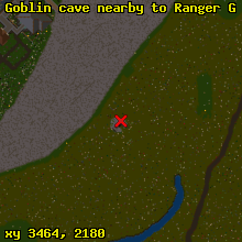 Goblin cave nearby to Ranger G