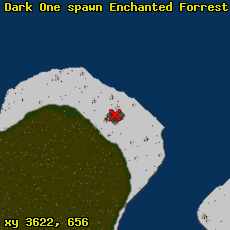 Dark One spawn Enchanted Forrest
