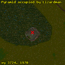 Pyramid occupied by Lizardman