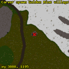Carver spawn Golden Mine village
