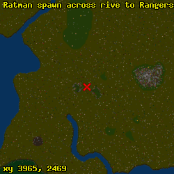 Ratman spawn across rive to Rangers
