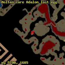 Molten core Adalon lost egg