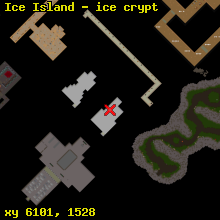 Ice Island - ice crypt